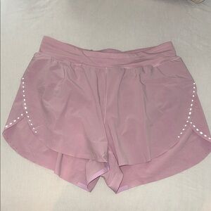 Lululemon Fast and Free Pink Shorts